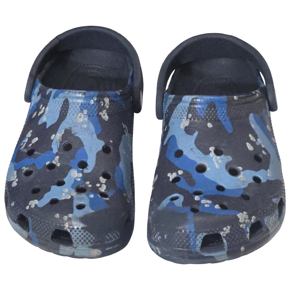 Crocs Kids Blue Camo CROCS  Size 5